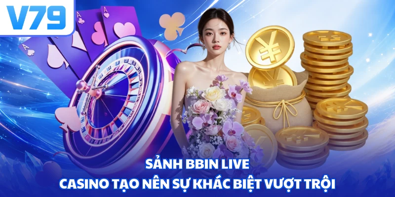 Sảnh Bbin live casino tạo nên sự khác biệt vượt trội